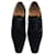 Chanel Lace-up Suede Shoes Black  ref.472927