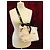 Sophie Hulme Borsa Bolt in pelle e montone Nero Gold hardware - vista 15