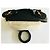 Sophie Hulme Borsa Bolt in pelle e montone Nero Gold hardware - vista 3
