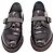 Brunello Cucinelli Oxford Shoes with Buckle in Brown Leather - vue 3