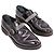 Brunello Cucinelli Oxford Shoes with Buckle in Brown Leather - vue 5