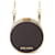 [Used]  [Prada] Prada Nylon & Metal Logo Necklace with Mirror Bag 1TA006 Black  ref.473324