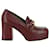 Gucci Zapatos de tacón con plataforma de cuero Houdan Púrpura  ref.473720