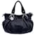 Céline Vintage-Tasche aus schwarzem genarbtem Leder  ref.474250