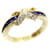[Gebraucht] TIFFANY & Co. Tiffany Signature Ring Saphirring / Damenring Nr. 6.5 Gold K18 Gelbgold-Diamant-Schmuck Golden Gelbes Gold  ref.474414