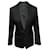 Dolce & Gabbana Maßgeschneiderte Martini-Abendjacke aus schwarzer Wolle  ref.474763