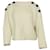 Isabel Marant Jersey con detalle de botones en lana blanca Blanco Crudo  ref.474776