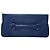 Bolsa de embreagem Smythson em couro azul Azul marinho - vista 2