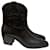 Céline Western Camargue above ankles boot Black Leather  ref.474839