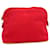 Bolso de mano Hermès Roja Algodón  ref.475144