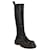 Bottega Veneta Women Tire Kneehigh Boots In Black And Camping Leather Pony-style calfskin  ref.475279