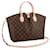 Louis Vuitton LV Boite tote handbag MM Brown Leather  ref.475836
