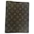Louis Vuitton Capa de diário de mesa de monograma Castanho escuro  ref.475842