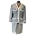 Chanel Collector 90 Beige Dark grey Linen  ref.475859