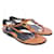 Fendi Sandals Brown Leather  ref.476181