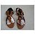 Fendi Sandalen Leder Braun - Ansicht 6
