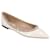 Valentino Women Patent Rockstud Ballet Flats In White Leather  ref.475402