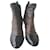 Louis Vuitton Ankle boots Cuir Marron  ref.475631