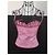 Top Moschino Mare de algodón rosa y rojo Roja - vista 12