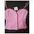 Top Moschino Mare de algodón rosa y rojo Roja - vista 2