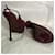 Yves Saint Laurent Escarpins YSL Trip Too Bordeaux/Mauve Rose  - vue 5