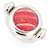 Hermès HERMES RING SIZE 50 SILVER RING PALLADIUM STEEL & ROSE MARBLE LACQUER SILVER RING Silvery  ref.476720