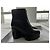 Botines con tacón de cuña Belen de cuero negro de Robert Clergerie - vista 3