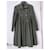 Pleats Please Khaki lined Breasted Pleated Coat Green Polyester  ref.477315