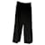 Hermès Pantalones, polainas Negro Lana  ref.477351