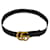 Gucci GG Marmont Gürtel mit glänzender Schnalle aus schwarzem Leder  ref.477649