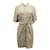 Equipment Axelle Belted Printed Crepe Dress in Multicolor Viscose Grey Cellulose fibre  ref.477735