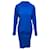 Donna Karan Ensemble pull et jupe DKNY en viscose bleue Fibre de cellulose  ref.477807