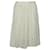 Joseph Pleated Lace Midi Skirt in Cream Cotton White  ref.477819