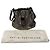 Borsa Michael Kors Frankie Mesh Bucket in Argento e Pelle Nera - vista 10