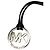 Borsa Michael Kors Frankie Mesh Bucket in Argento e Pelle Nera - vista 8