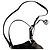 Borsa Michael Kors Frankie Mesh Bucket in Argento e Pelle Nera - vista 9
