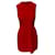 Alexander McQueen Mini Dress in Red Acetate Cellulose fibre  ref.477906