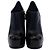 Stivaletti Yves Saint Laurent Tribute Platform in pelle di vitello blu navy - vista 2