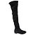 Stivali sopra il ginocchio di Stuart Weitzman Lowland in camoscio nero - vista 2