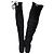 Stivali sopra il ginocchio di Stuart Weitzman Lowland in camoscio nero - vista 5