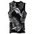 Top sin mangas de jacquard con estampado hawaiano en rayón negro de T by Alexander Wang - vista 4