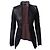 Chaqueta biker acolchada de cuero violeta Haider Ackermann