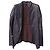 Chaqueta biker acolchada de cuero violeta Haider Ackermann - vista 4