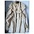 Abrigo de piel Fendi Beige Crema Bronce Crudo - vista 5