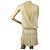 Magali Pascal White Lace Open Back Handmade Silk Mini Länge Kleid Größe S Weiß - Ansicht 2