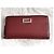 Lancel Zip Continental Wallet Blackcurrant Leather Dark red Silver hardware - view 14