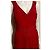 Amanda Wakeley Rotes Chiffonkleid mit Perlenstickerei - Ansicht 2