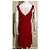Amanda Wakeley Rotes Chiffonkleid mit Perlenstickerei - Ansicht 6
