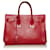 Petit sac de jour en cuir rouge Saint Laurent Veau façon poulain  ref.479396
