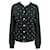 Chanel-Strickjacke aus schwarzem Mohair mit Kunstperlenknöpfen Wolle  ref.479541